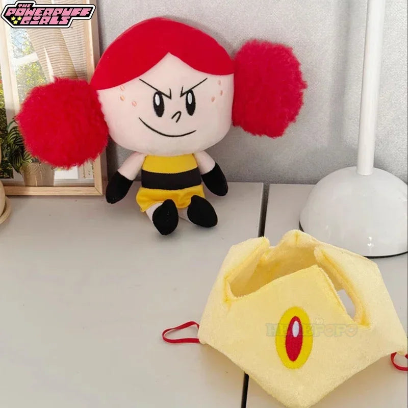 New 25cm Soft and Cuddly Stuffed Dolls of The Powerpuff Girls Movie Villains Princess Morbucks and Mojo Jojo