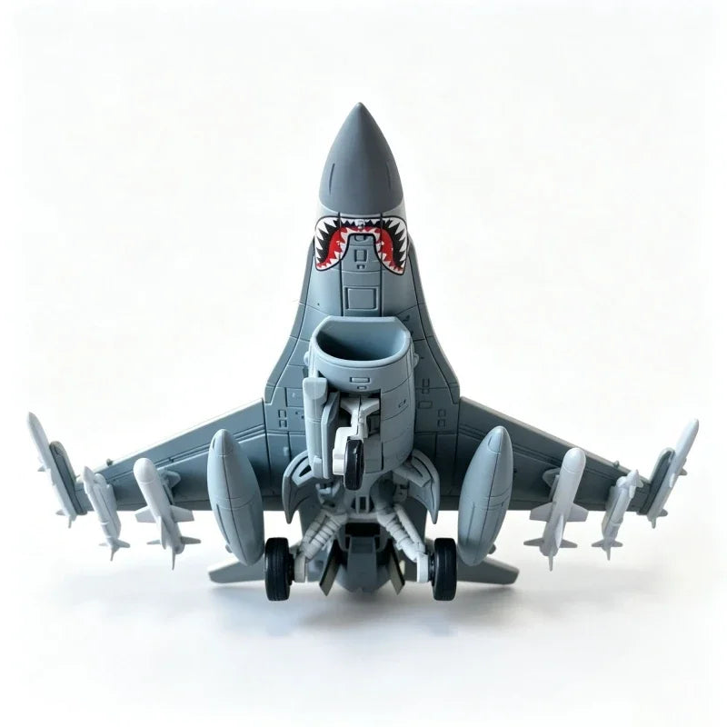 1/72 Military Series F-16 A/B Fighting Falcon Building Blocks Fighter Kit Glue Free DIY Assembled Bricks Jet Toys For Xmas Gifts