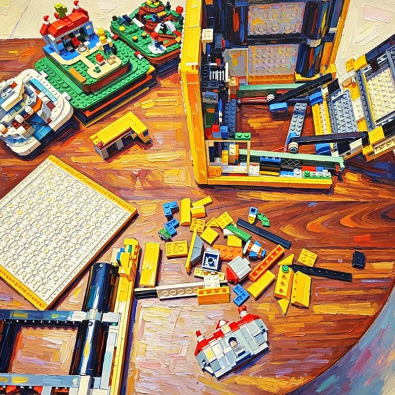 2064PCS 64 Styles BuildingBlocks DIY Assembly Ornament Toy Birthday HolidayGift