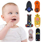 Baby Silicone Teether Toys Remote Control Shape Teether Rodent Gum Pain Relief Teething Toy Kids Sensory Educational Healthcare