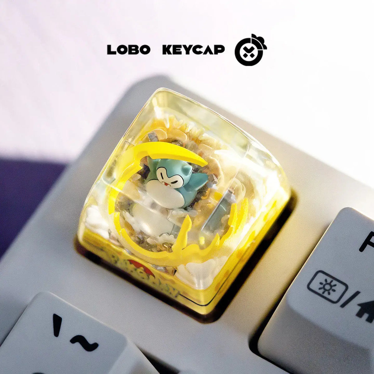 Pokemon Transparent Esc Keycap Keyboard Accessories Anime Cute Resin Shrink Drip Glue handmade Keycaps Anime Fans Gift