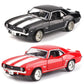 1:36 USA 1969 Alloy Car Model Vintage Matte Black Diecast Metal Car Model Toy For Collection Gift A318