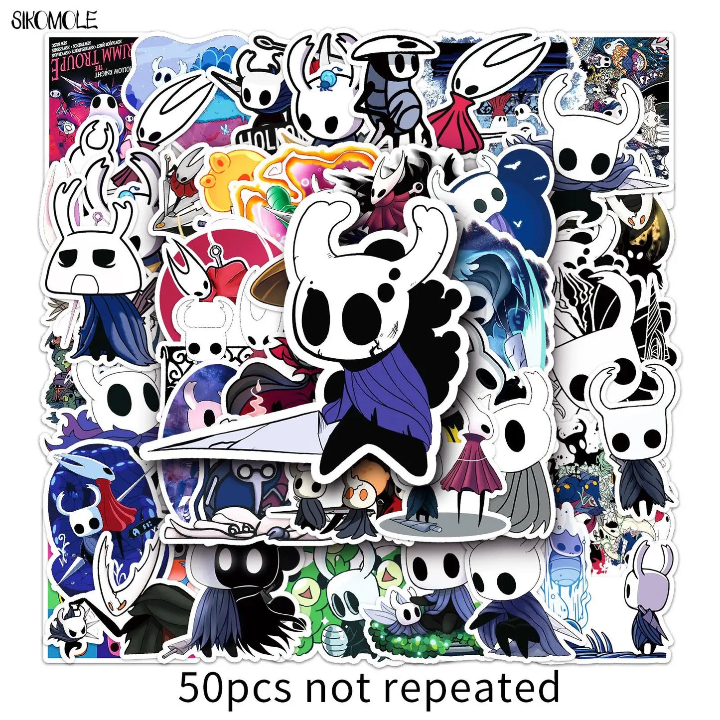 10/30/50PCS Cartoon Game Hollow Knight Cool Stickers Aesthetic Kid DIY Toy Car Skateboard Laptop Phone Graffiti Decal Sticker F5