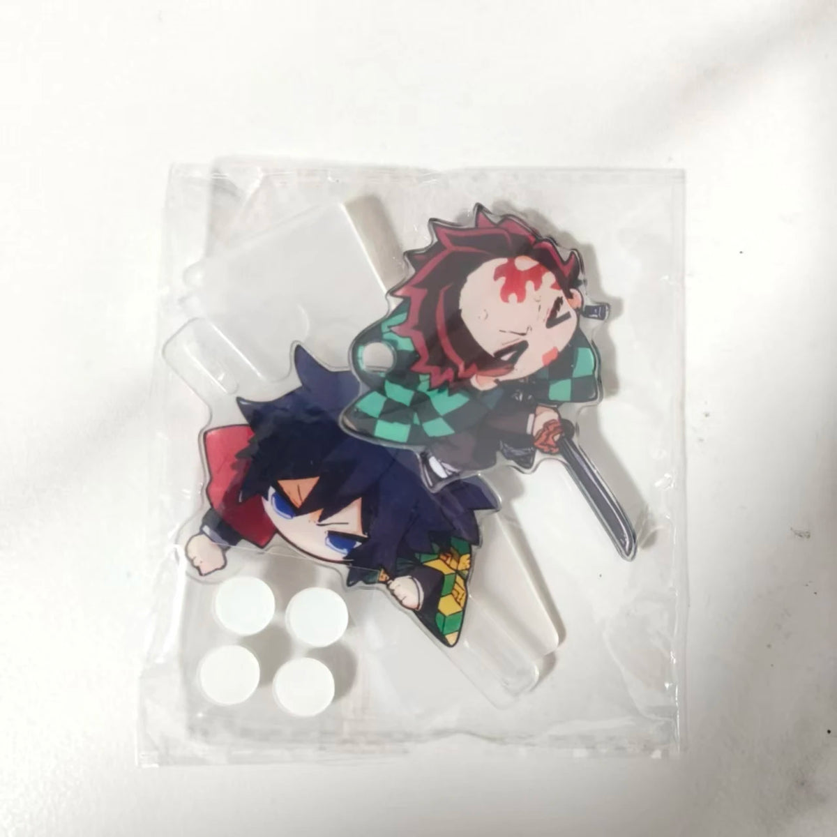 Demon Slayer Acrylic Anime Peripheral Ornaments Tomioka Giyuu Help Kamado Tanjirou Fans Gift 4-6cm Cute Kawaii Toys