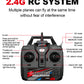 M7 Moore Off-road Aircraft Qidi560 RC Plane EPP 4CH Remote Control Brushless Airplane with LED Light Model Toys for Children