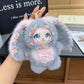 Cute and colorful Plush Rabbit doll; Children's Plush Animal Rabbit doll; Long-Eared Cute Rabbit Lace-Trimmed Plush doll Pendant