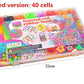Creative Colorful Loom Bands Set Rainbow Bracelet Making Kit DIY Rubber Band Woven Bracelets Craft Toys For Girls Birthday Gifts