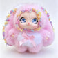 Cartoon plush lace Lori rabbit doll cute vinyl doll machine pendant accessories gift bag pendant.