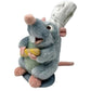 New Anime Ratatouille Chef Remy Magnetic Plush Toy Room Decoration Doll Kids Shoulder Plush Doll Decoration Headband Toy Gift