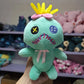 15/22cm Scrump Plush Toys Pendant Cartoon Lilo and Stitch Plush Toys Soft Stuffed Kawaii Green Doll Xmas Gift For Boys