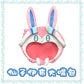 Lovely Sylveon Pink Plush Ita Backpack Clear Window Pin Badge Card Display Adjustable Strap Anime Shoulder Bag for Fans Gift