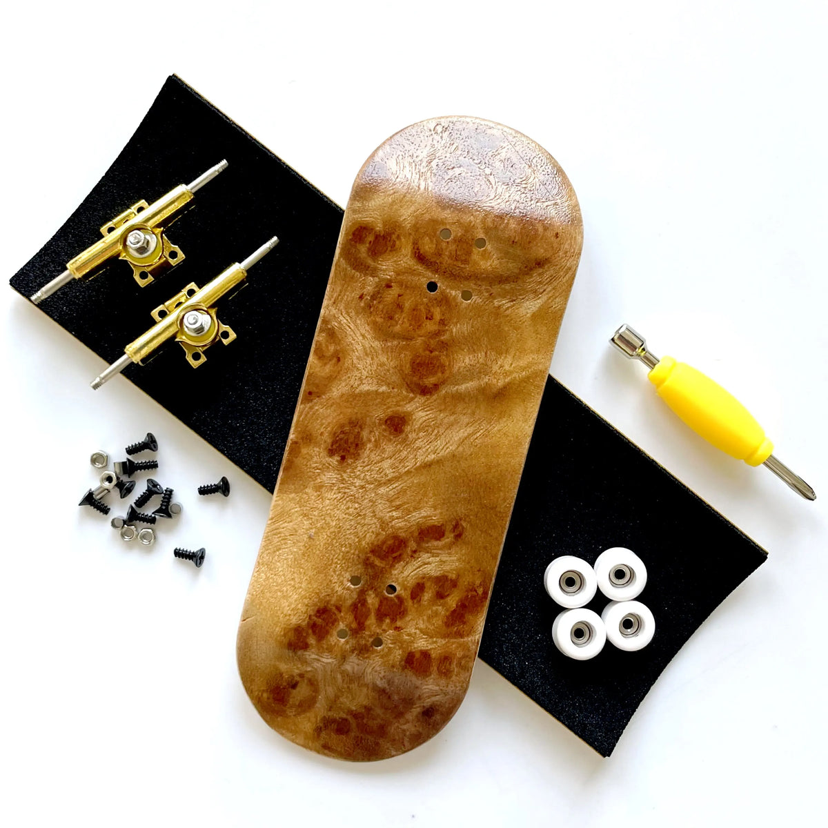 34mm Fingerboard Set with Double Axle Trucks Bearing Wheels