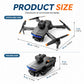 ZNLYRION D6 Air Foldable RC Drone 4K Dual Camera WiFi FPV Quadcopter with Optical Flow Hovering 540° Obstacle Avoidance 50X Zoom 2.4GHz 4CH Remote Control Drone with Storage Bag