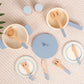 Children's Wooden Simulation Kitchen Toys, Early Education Educational Toys, Simulation Pots and Pans, Food, Role-Play Chef