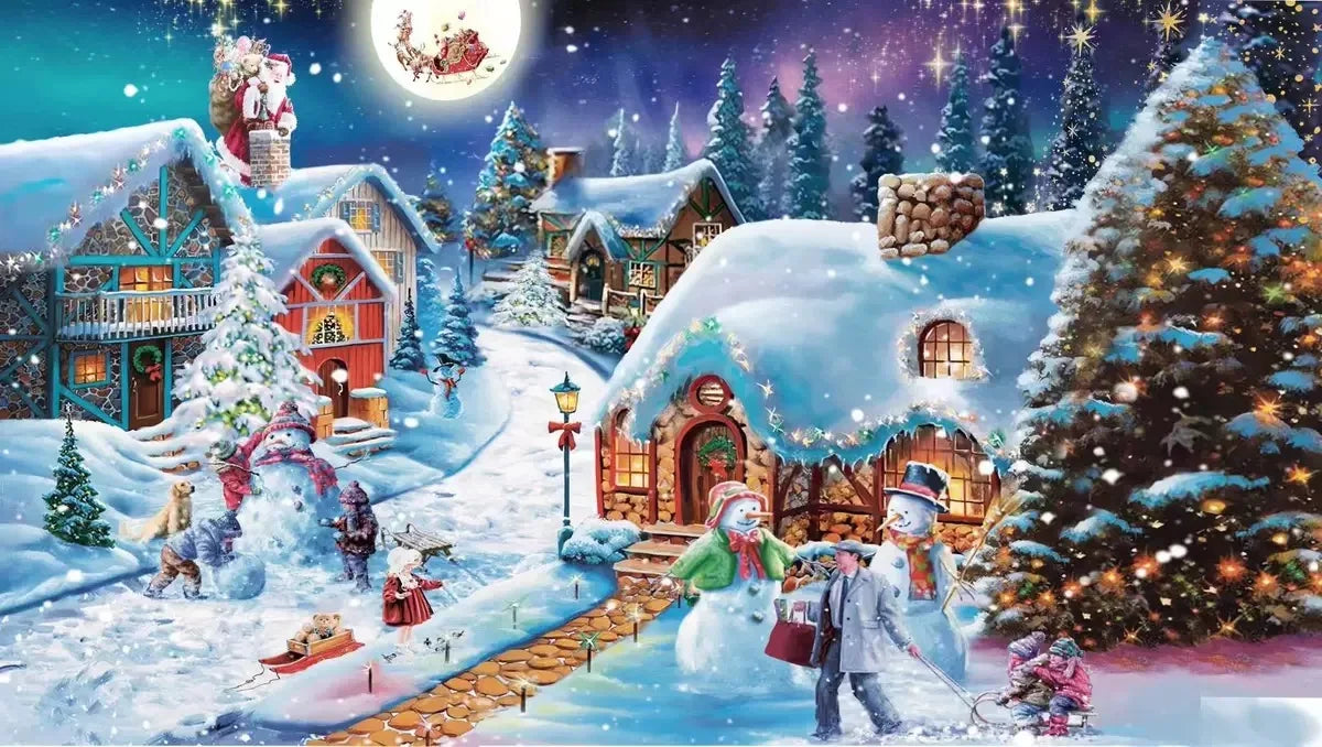 500 Pieces Jigsaw Puzzle Various Landscape Patterns Jigsaw Puzzle Educational Toy for Kids Children's Games Christmas Gift