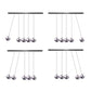 Physical Science Toy Newton Balance Pendulum Ball Collision Energy Conservation Law Ball Office Desktop Decoration Holiday Gift