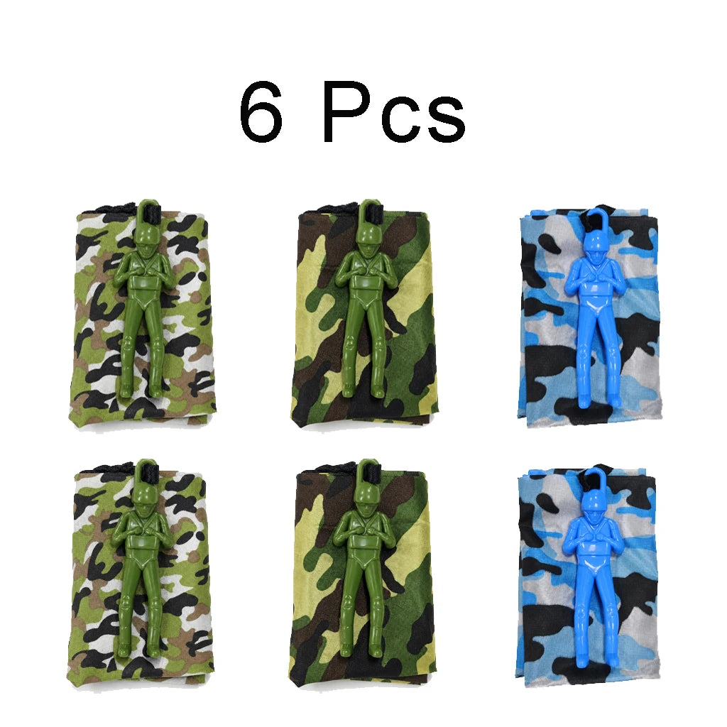 Army Parachute Toys for Kids,Tangle Free Outdoor Flying Parachute Men, Best Small Outside Toys Christmas Stocking Stuffers Gifts