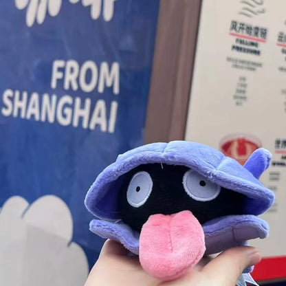 Cute Shellder Plush Toy Soft Short Fluff Pocket Monster Small Gift For Game Fans Table Home Decor Companion Gifts For Fans