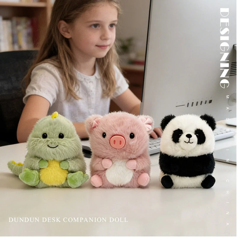 Mini Cartoon Panda Capybara Plush Toy Cute Stuffed Animal Chick Plushies Anime Pig Kitten Doll Soft Kids Toy for Girls Gift Deco