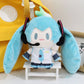 15cm Kawaii Hatsune Miku Plush Toy Doll Anime Cartoon Plushie Keychain Mini Backpack Pendant Collectible Birthday Holiday Gift
