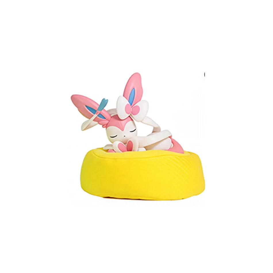 Spot Hot Anime Character Eevee Multi Form Series Blind Box Desktop Decoration Ornament Set Toy Scene Building Props Mystery Gift