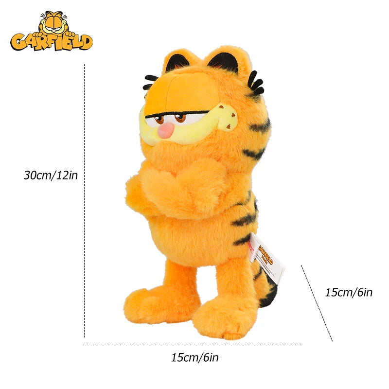 Original Garfield Family Kawaii Plush Toys Soft Cute Cartoon Garfield Cat Odie Stuffed Animals Peluche Dolls Gifts For Kids