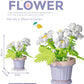 Small Particle Building Block Home Decor Series Flower Potted Plant Toys Set with Permanent Flowers Gift for Plant Arrangements