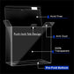 5/10PCS PET Elite Trainer Box Case Protectors Clear Display Case - 0.45mm Thick ETB Case Compatible with Elite Trainer Boxes