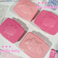 Genuine Hello Kitty Melody Dust-Proof Storage Box Kawaii Sanrio Makeup Sponge Cotton Swab Dental Floss Organizer Cartoon Gifts