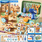 DIY Nut Hand Disassembly Assembly Puzzle Simulated Screwing Toolbox Early Educational Kids Toy Shape Insert Blocks Toys For Boys