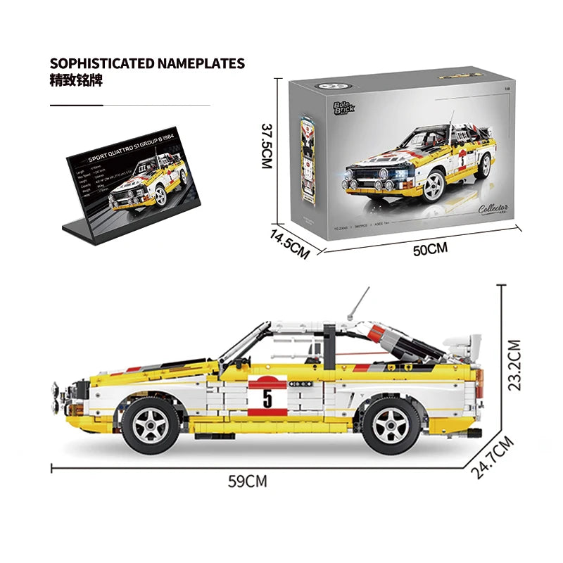 MOC-23043 Classic Race Track Version Scale 1:8 Supercar Building Block Model Puzzle Toy With Original Box Boy Brithday Gifts