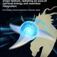 Spiral Rasengan Light Blade, Rotatable Luminous Cosplay Prop, Cool Anime Laser Sword Toy, Perfect Gift for Boyfriend