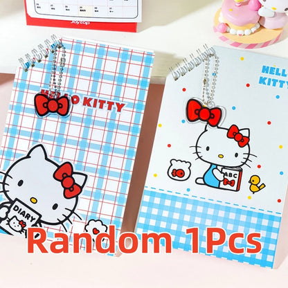 Genuine Sanrio Hello Kitty A5 Notebook Horizontal Line Removable Student Notebook Cartoon School Supplies Students Women Gifts