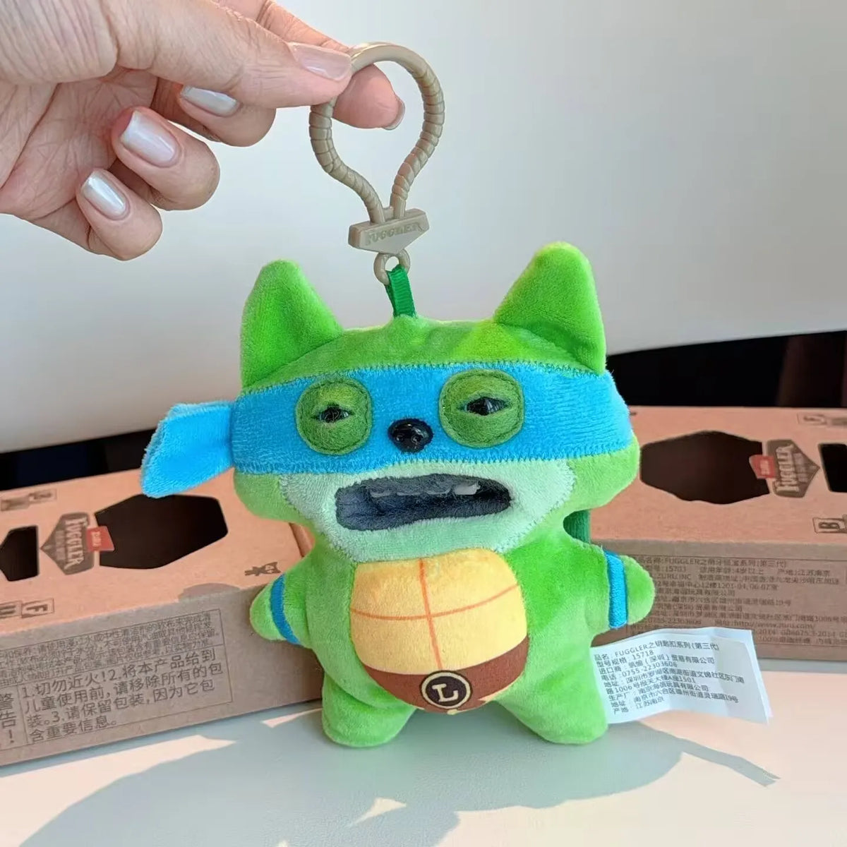 Original Fuggler Funny Ugly Monster Plush Toys Pendants Kawaii Teeth Monsters Fugguler Cute Peluche Dolls Decoration Accessories