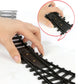 5cm Wide Rail Track Expansion Pack for Railway King Classical City Train Flexible Track Straight Curved Rails Building Block Toy