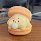 Creative Spit Bubble Burger Squishy Toy Cute Macaron Cartoon Stress Relief for Adults Office Vent Prank Desktop Decor Ornaments