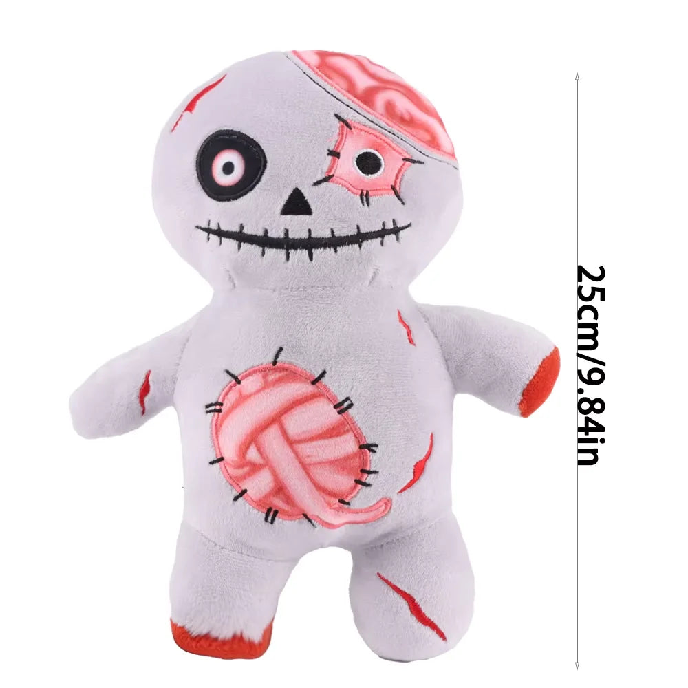 Halloween Double-headed Pumpkin Plush Toy Double Headed Skull Rabbit Horror Skull White Ghost Luminous Zombie Cat Halloween Gift