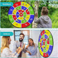 Sticky Ball Sports Toy Large Dart Target Plate Board Family Interactive Game Educational Arithmetic Indoor Outdoor Fun Party Pla