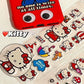 12Steets Kawaii Sanrio Hello Kitty Bubble Stickers Cute Three-Dimensional 3D Stickers Cartoon Kids Toys Gift DIY Decals