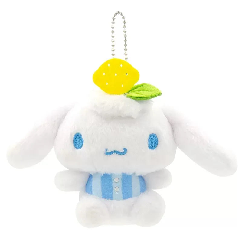 Sanrio Hangyodon Kuromi Melody Pachacoo Cinnamoroll Stuffed Plush Toys Pendant Cute KT Keyring Anime Keychain Christmas Gift