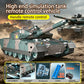 TONGLI Large RC Battle Tank Tracked Off-Road Vehicle, Rechargeable Battery, Multi-Channel Control, Turret Rotation & Elevation, Realistic Sound & Light Effects, All-Terrain Driving, Battle Interaction, Indoor & Outdoor Use, G