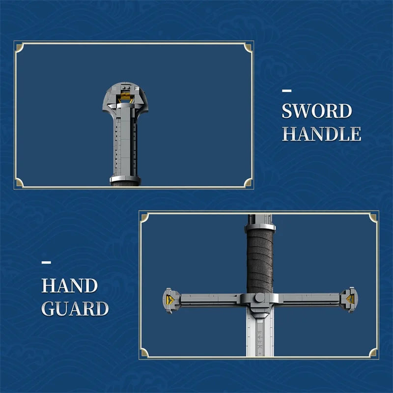 Creative Famous Samurai Sword Weapon Model Building Blocks Lord of Rings Bricks Assembly Toys Kid Christmas Gifts for Boys