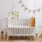 Baby Crib Mobile Rattle Toy For 0-12 Months Cartoon Felt Forest Animal Bed Bell Hanging Wooden Bracket Mobile Newbaby Rattle Toy