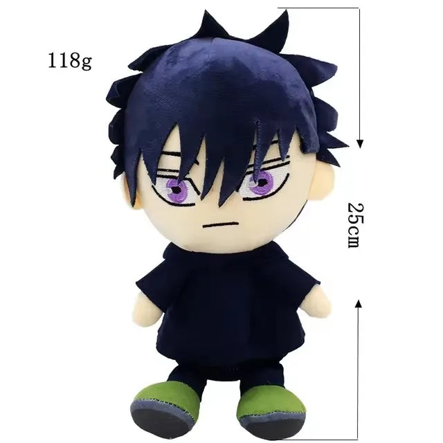25cm Jujutsu Kaisen Plush Toys Anime Gojo Plushies Fushiguro Megumi Kugisaki Nobara Gojo Satoru Soft Stuffed Dolls Kids Gifts