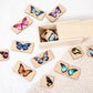 Wooden Visual Perception Color Shape Butterfly Puzzle Educational Toy With Storage Box, Gift for Children