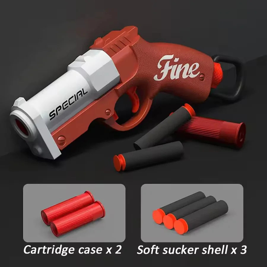 Mini S686 Rifle Shell Ejection Toy Gun Soft Bullet Manually Loaded Outdoor Sports CS Shooting Game for Children Boys Gift