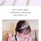 6pcs Rhinestone Tiara Crown and Magic Wand With Glitter Crystal Head Hoop Jewelry Hair Accessories For Girls Teens Birthday Gift