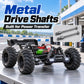 ZNLYRION 4WD Brushless RC Off-Road Monster Truck 2.4GHz 3-Speed Adjustable Remote Control Car with LED Headlights, All Terrain Big Tire Hobby RC Vehicle 2 Rechargeable Batteries RTR Toy for Adults Teens