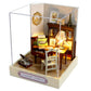 Mini Miniature Dollhouse DIY Small House Kit Making Room Toys Home Bedroom Decorations With Furniture Wooden Craft Doll Houses