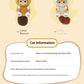 Kawaii Keychain Pendant Cartoon Mofusand Shark Cat Cross-Dressing Doll Backpack Decor Toys